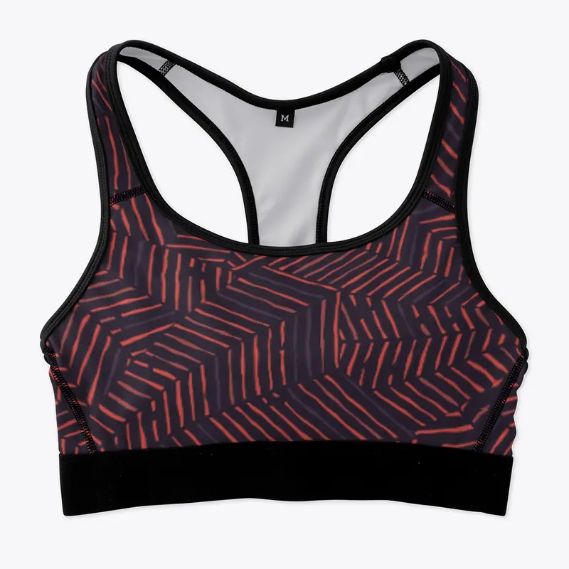 Tomboy sports bra Red web