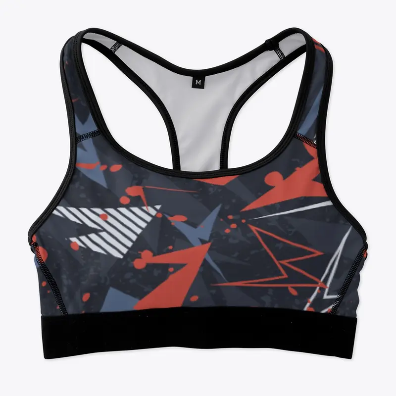 Tomboy sports bra Red dynamic