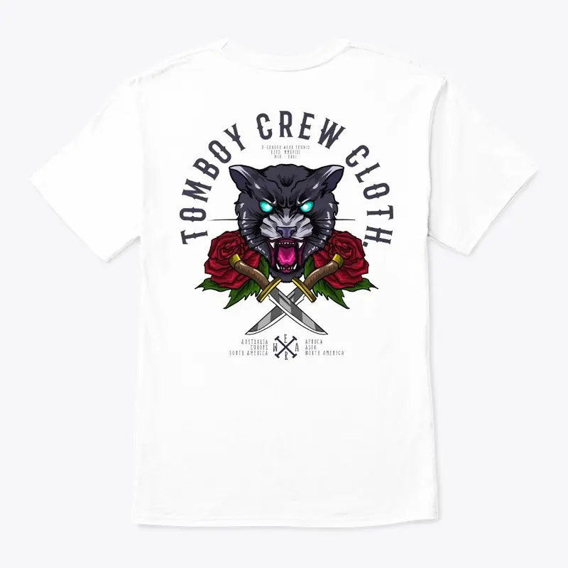 Tomboy Crew Banditos Cat, back print