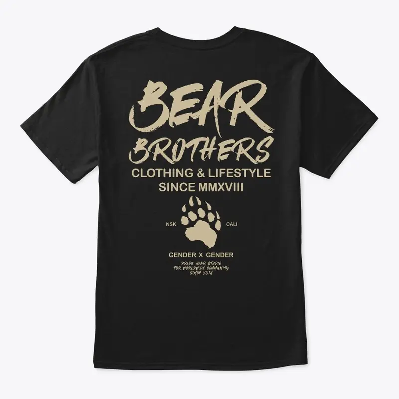 Bear Brothers BG, back print